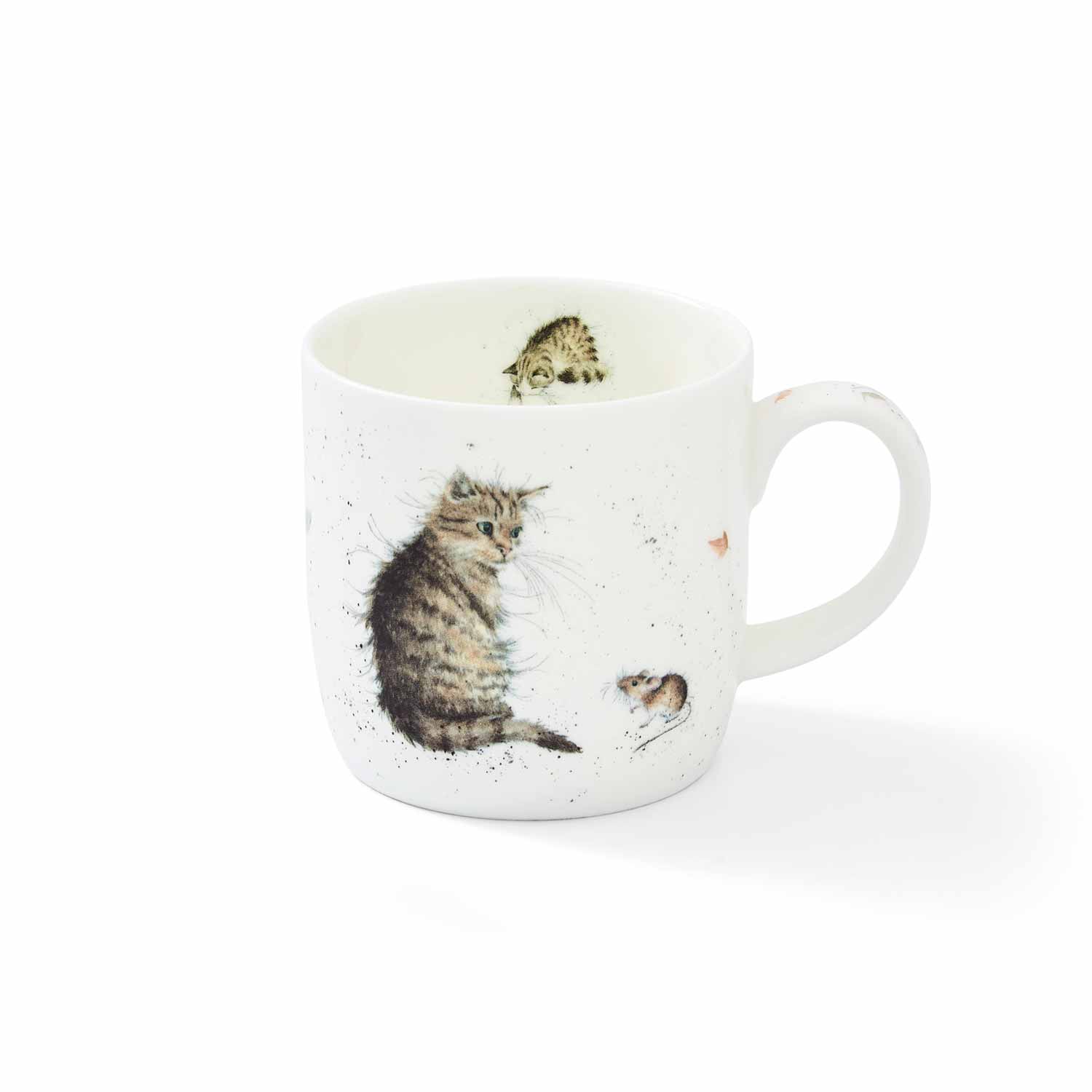 Wrendale Designs Cat And Mouse Mug  (Cat) image number null