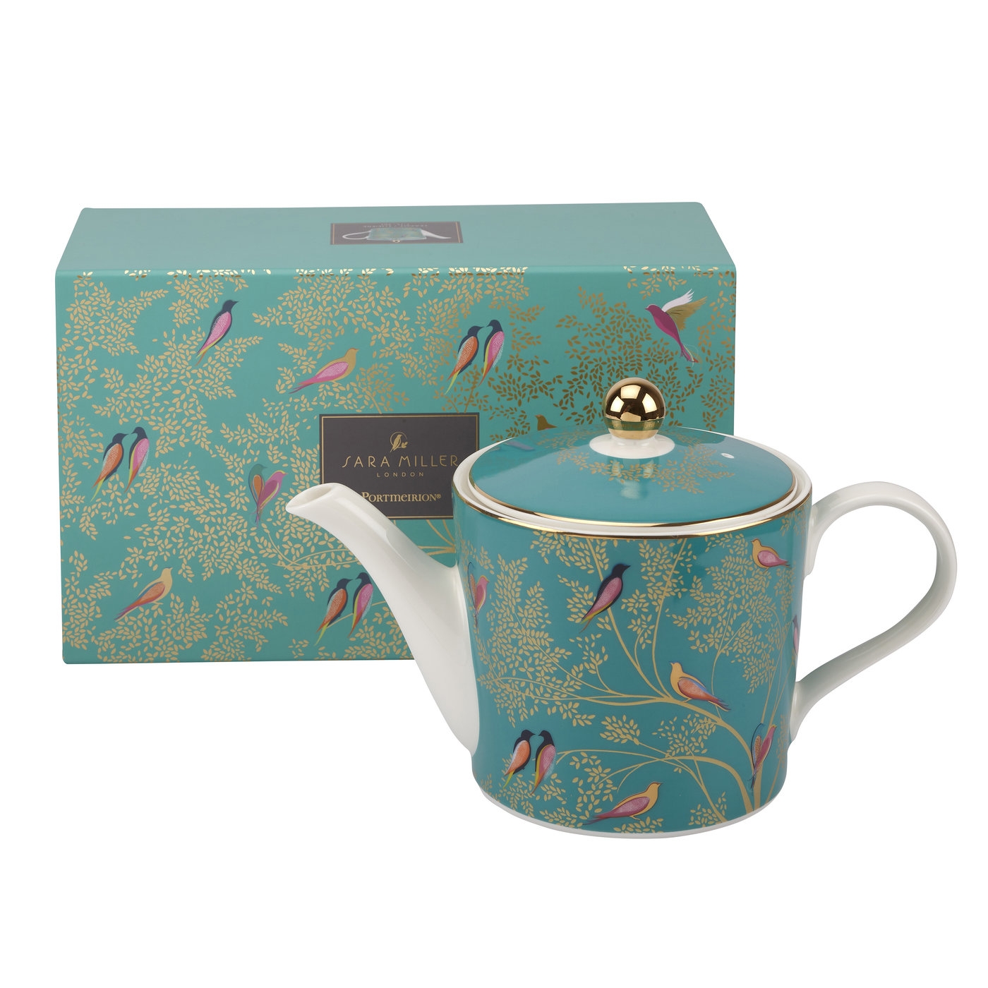 Sara Miller London for Portmeirion Chelsea Collection 2 Pint Teapot ...