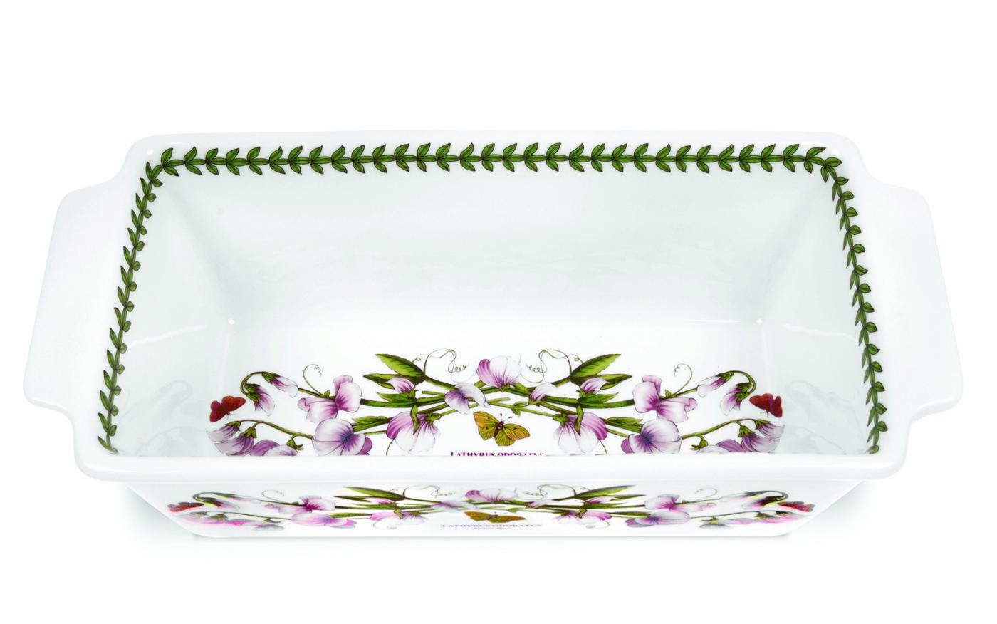 Portmeirion Botanic Garden Collection | 3 Piece Completer Set | 11-Inch  Baking Dish, 3-Pint Casserole Dish, 15-Inch Oval Serving Dish | Made from