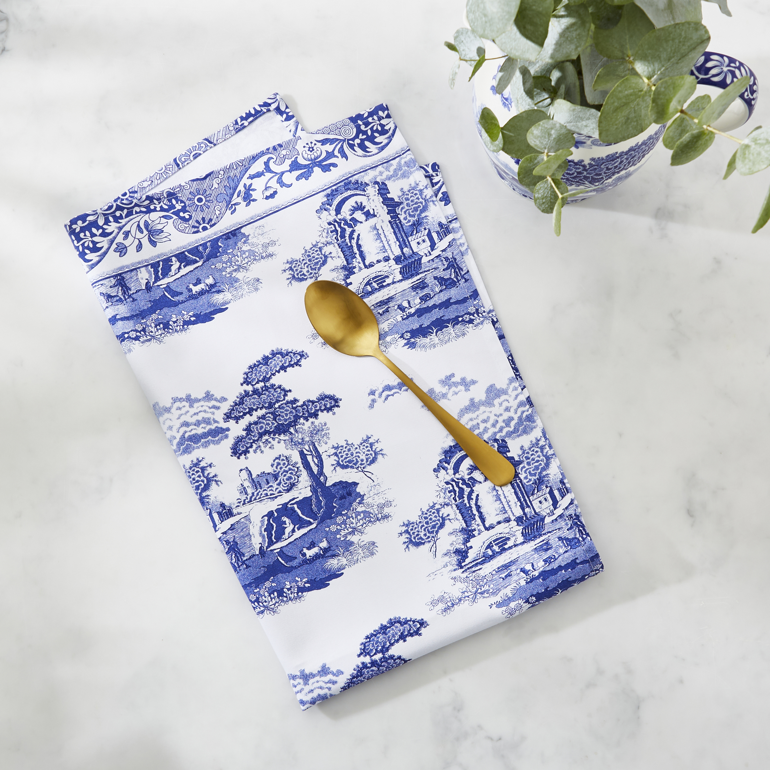 Provence tea towel blue/white - Newport