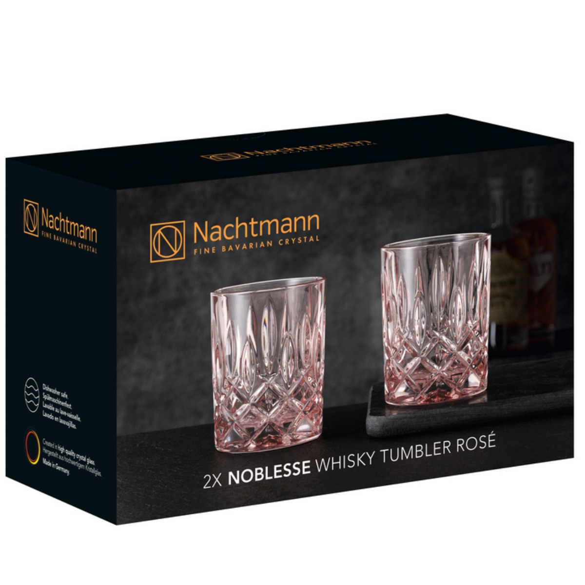 Noblesse Rosé Whiskey Tumbler Set of 2