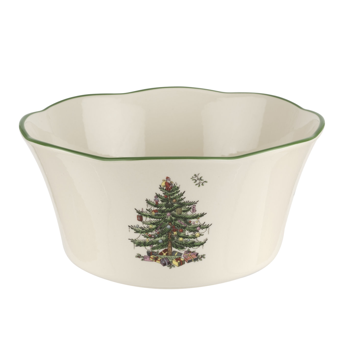 Christmas Tree 8.25 Inch Scalloped Bowl | Portmeirion