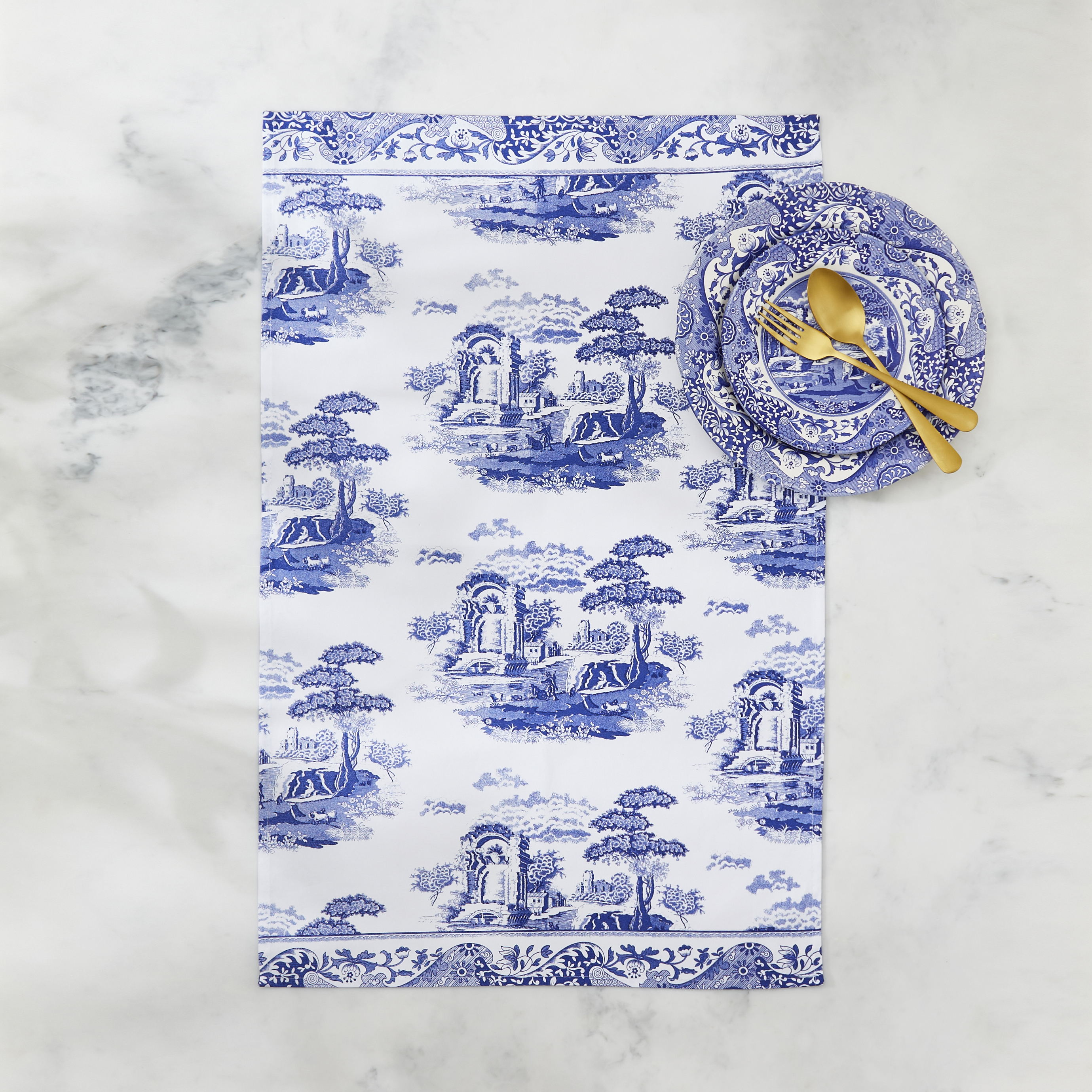 Provence tea towel blue/white - Newport