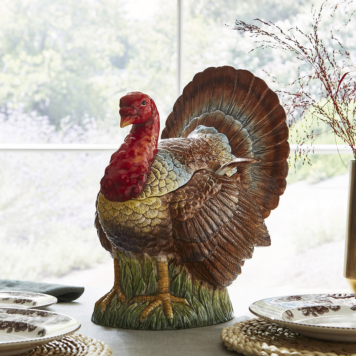 Woodland Turkey Soup Tureen image number null