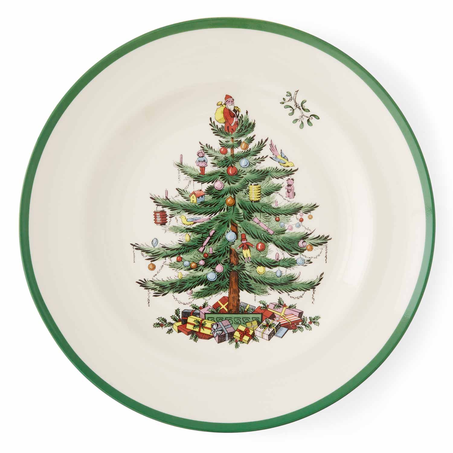 Christmas Tree Set of 4 Dinner Plates image number null