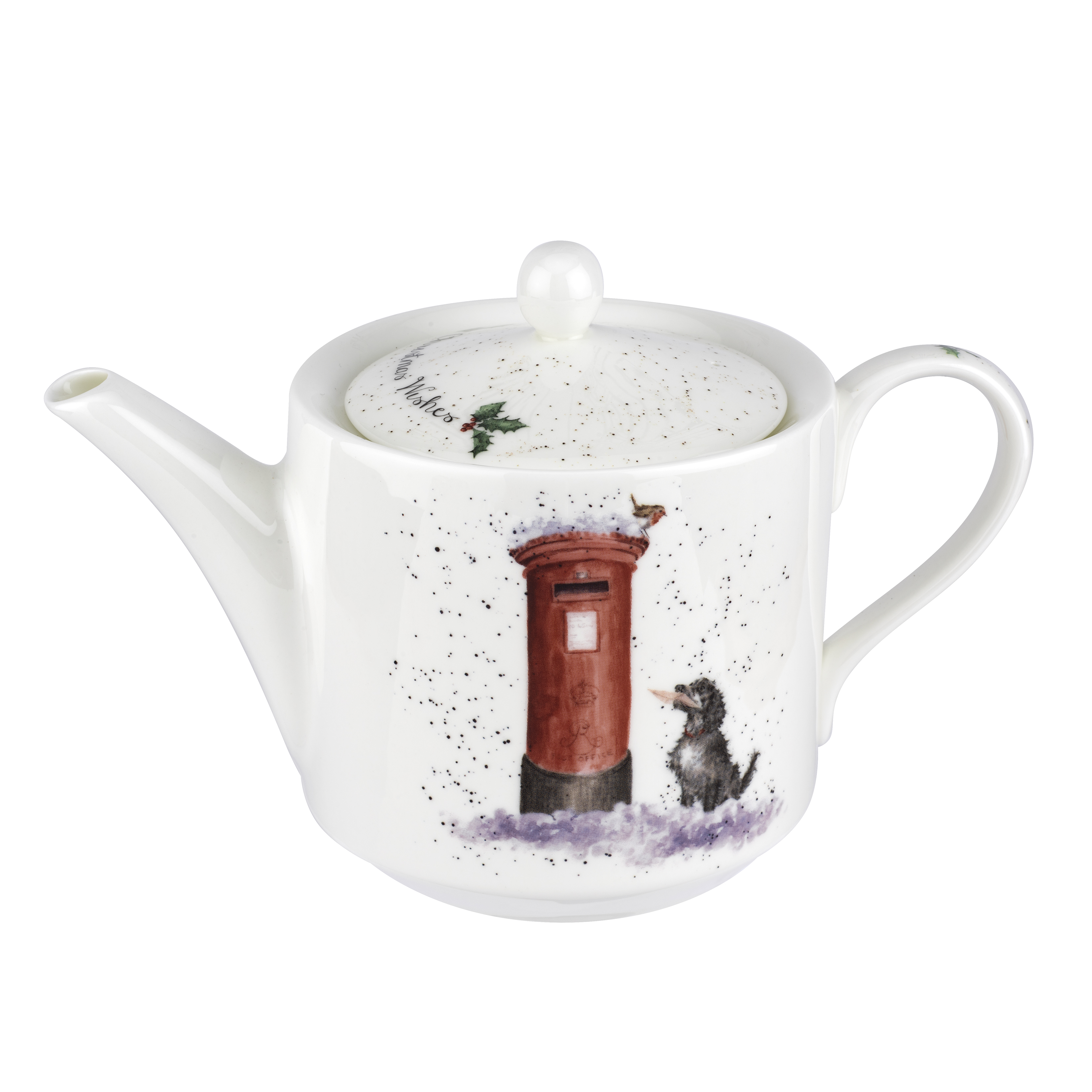 Christmas Wishes Teapot (Dog)