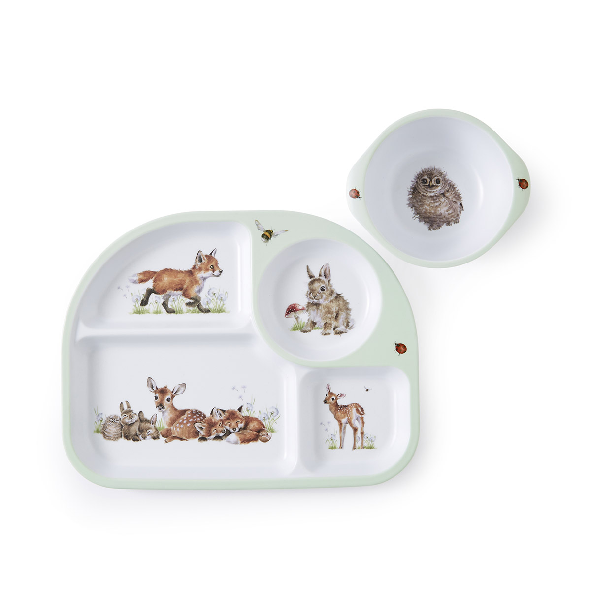 Wrendale Designs Little Wren Tray & Bowl Set image number null