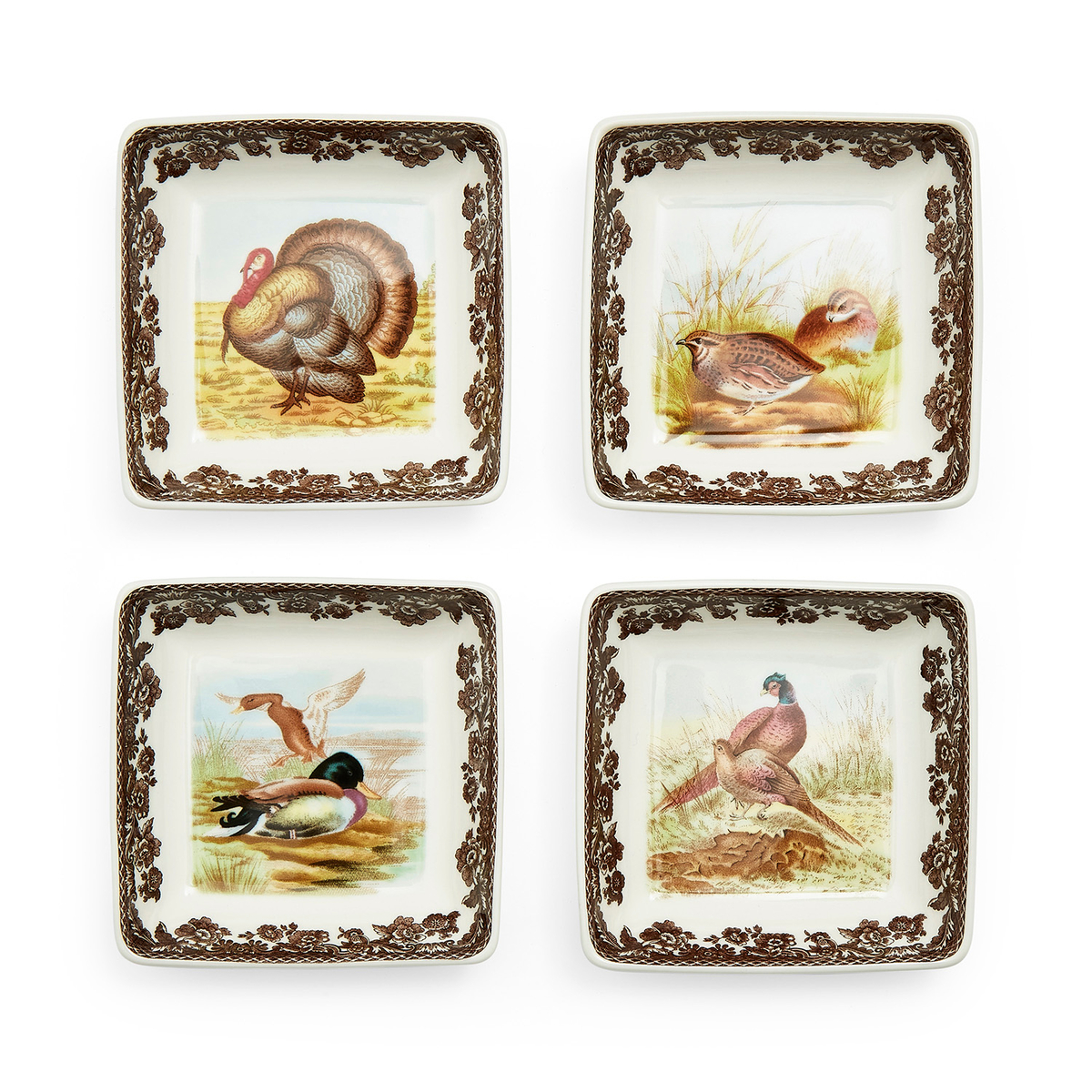 Woodland Set of 4 Square Dishes image number null