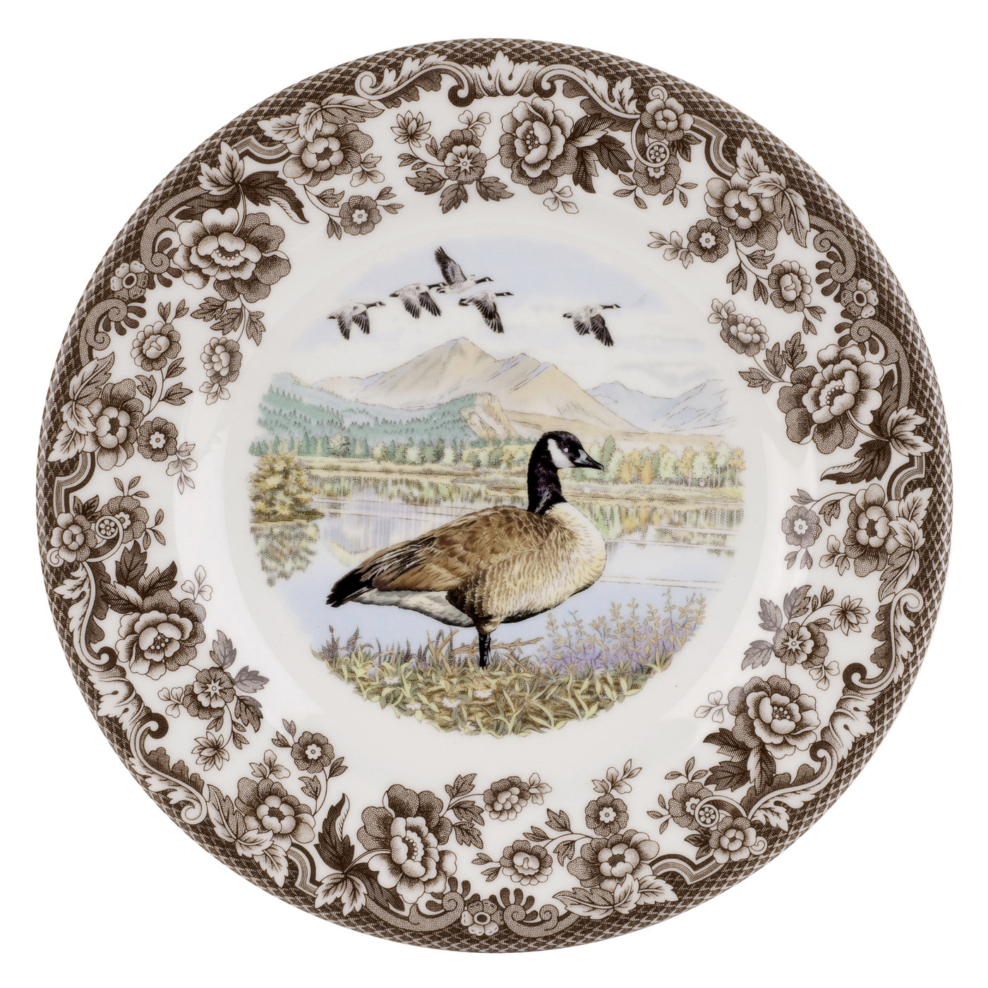 Woodland Dinner Plate 10.5 Inch (Canada Goose) image number null