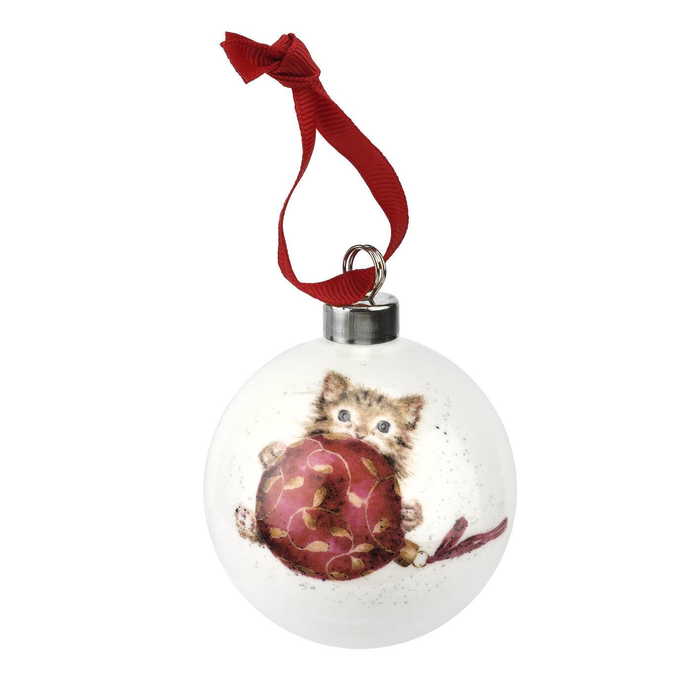 Wrendale Designs Purrfect Christmas Bauble, Kitten